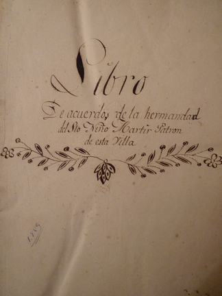 Actas de la Cofradía (I)
