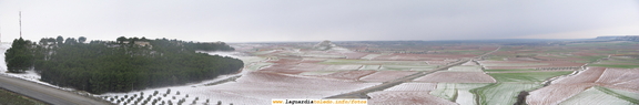 26 de Enero de 2007. Vistas desde el Paseo del Norte después de la nevada