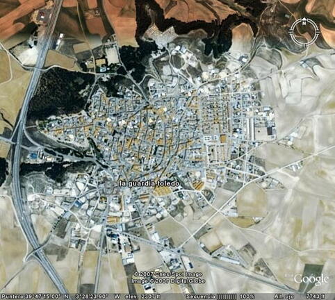 3 de Marzo de 2007. La Guardia vista desde el Google Earth