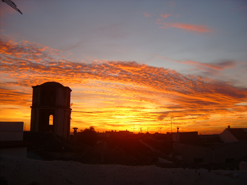 Un atardecer en La Guardia II 22 de octubre de 2007