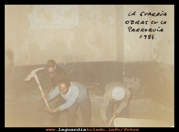 Obras de la iglesia 1984