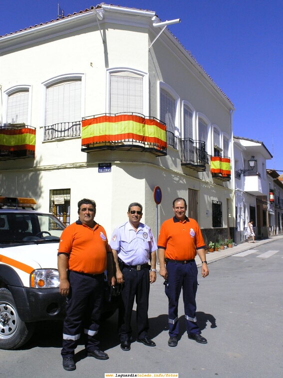 Proteccion Civil y la Policia Municipal. Corpus 2006