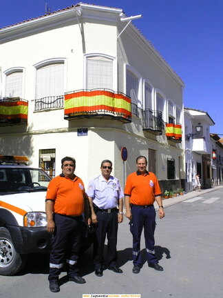 Proteccion Civil y la Policia Municipal. Corpus 2006
