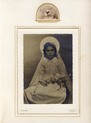 Recuerdo de comunión de Milagros Santiago Valero
