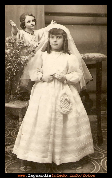Comunión de Margarita Sánchez. Año 1957