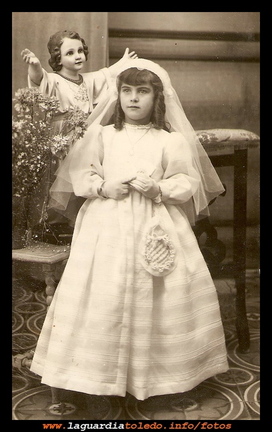 Comunión de Margarita Sánchez. Año 1957