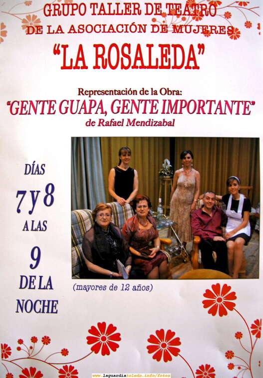 6 de diciembre de 2007, programa de actos que organiza el Ayuntamiento en homenaje a la Constitución: Teatro a cargo de la Asociación de mujeres la Rosaleda