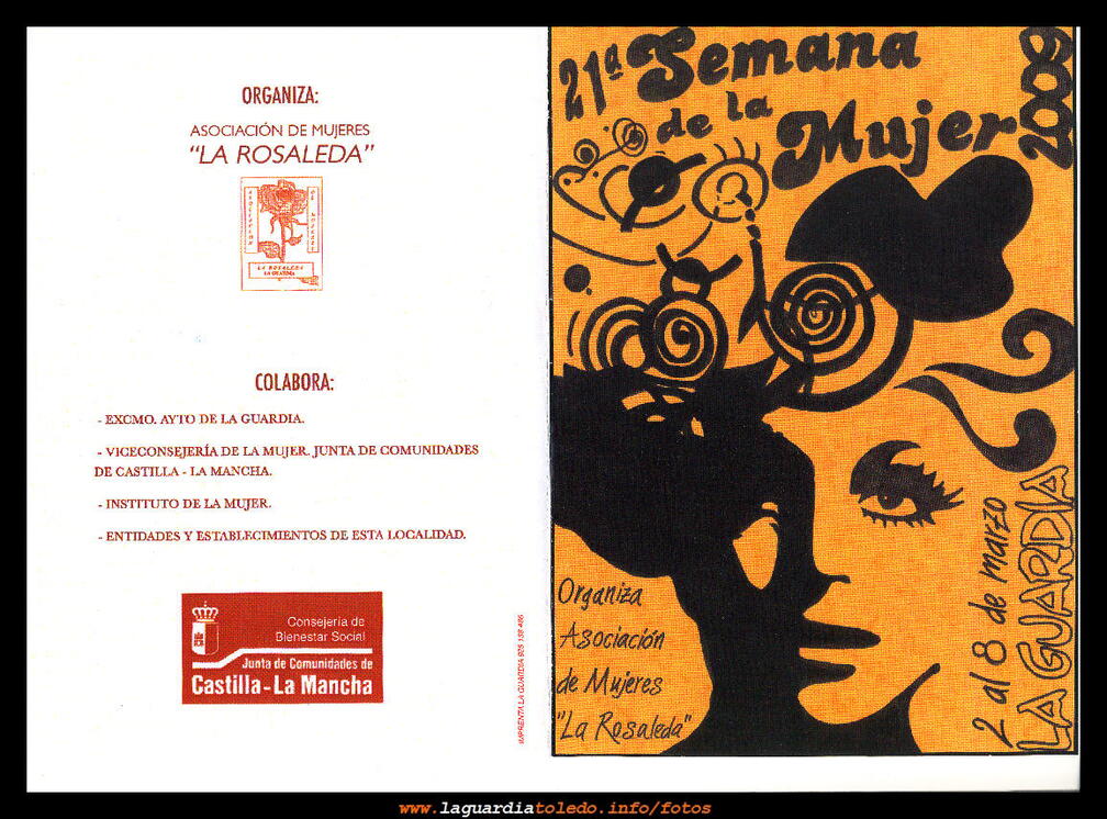21 Semana de la Mujer 2009 - La Guardia - Cartel anunciador