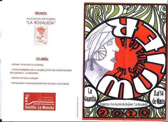 Cartel anunciador de la Semana de la 22ª Semana de la Mujer 2010 (1/2)