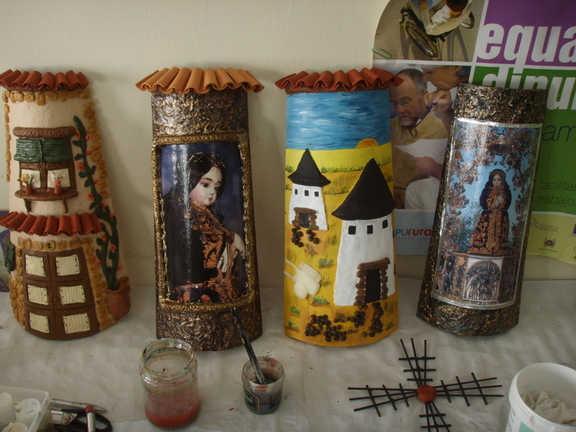 Curso de decoración de tejas (III)