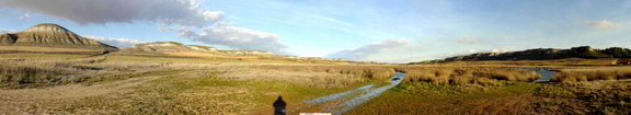 La Laguna  vista panorámica de 210 grados 11-03-06 (desafiando los límites del ojo humano) .