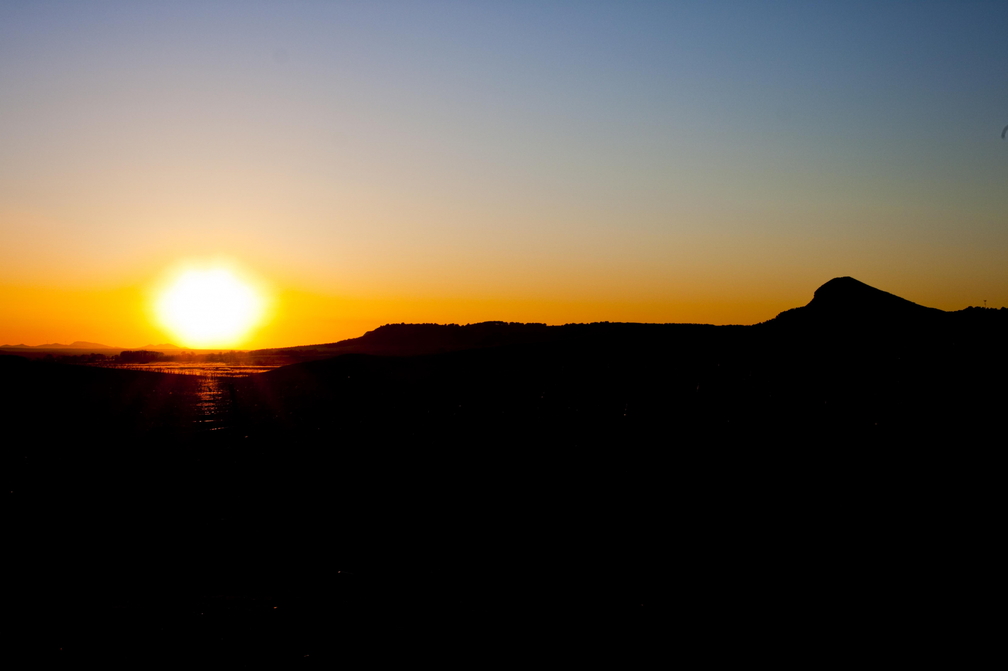 Puesta de sol desde La Secana