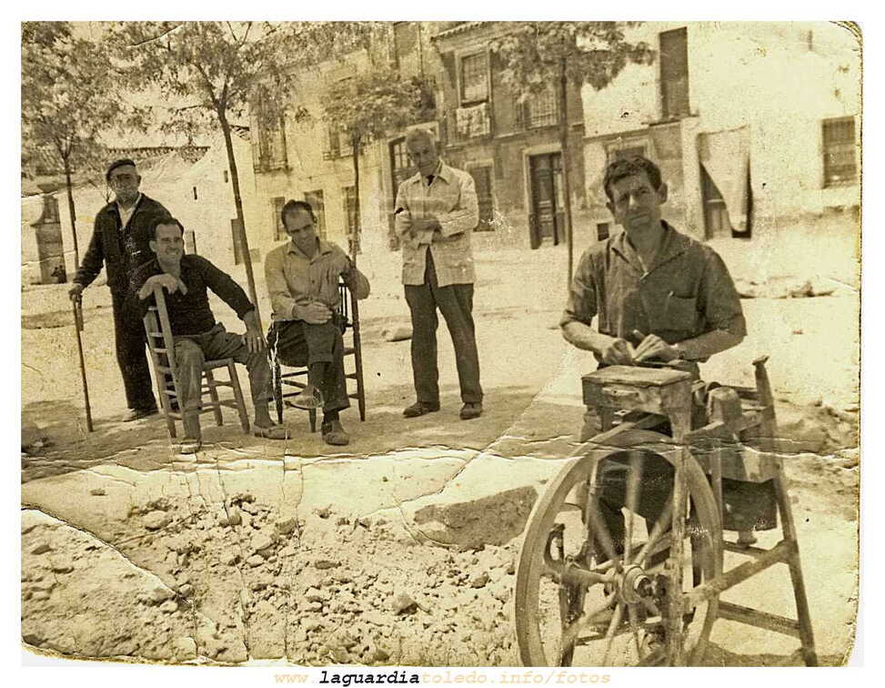 El afilador en la Glorieta
