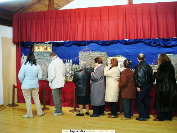 6 de Diciembre de 2007. Inauguración del Belén realizado por los Mayores en los actos conmemorativos de la Constitución Española