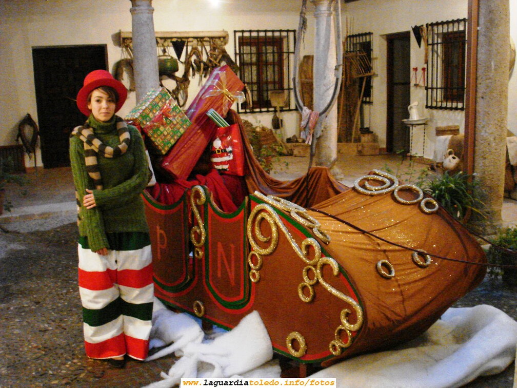 Navidad 2007. El trineo de Papá Noel en la Casa de los Jaenes