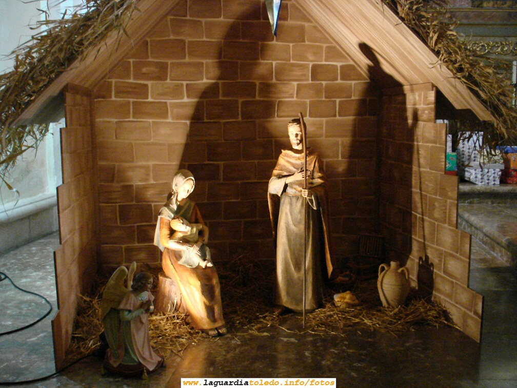 5 de Enero de 2008. Portal de Belén en la Iglesia Parroquial