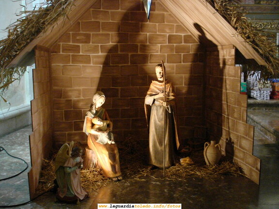 5 de Enero de 2008. Portal de Belén en la Iglesia Parroquial