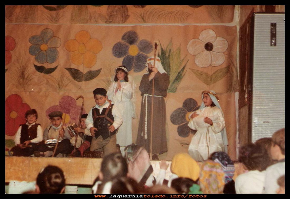 Teatro del colegio, Navidad 1986