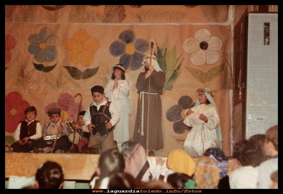Teatro del colegio, Navidad 1986