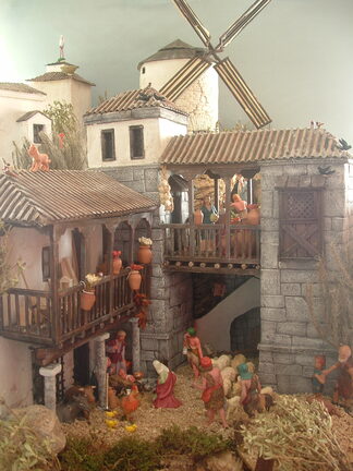 Belen manchego, fuera de la mancha. De una familia de guardiolos, Felices Fiestas