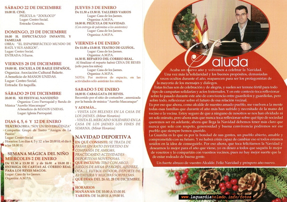 Programa de Navidad 2012 - 2013.