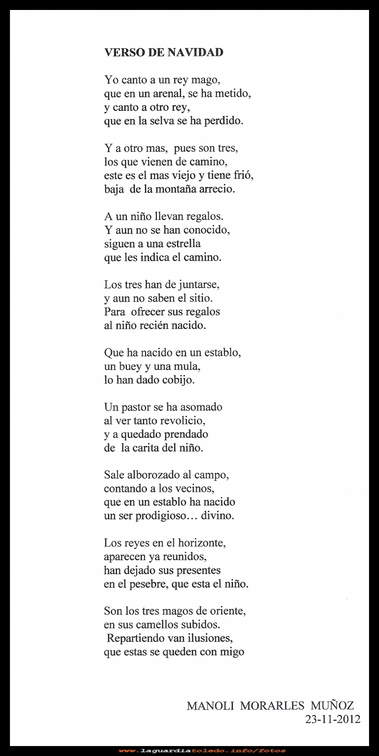 Verso de Navidad