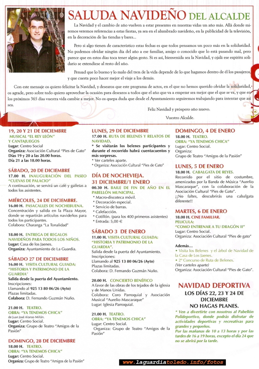 Programa de Navidad 2014 - 2015