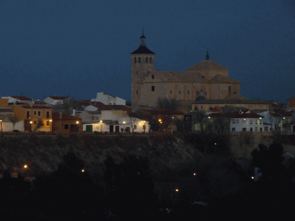 Salida de la luna llena el día de Navidad de 2015
