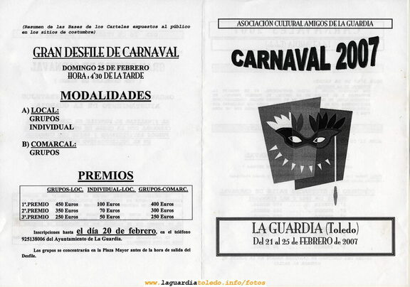 Programa del Carnaval 2007 (1/2)