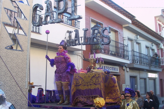 10 de Febrero de 2008. Desfile de Carnaval. Comparsa local "Los 7 pecados capitales"