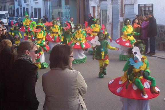 10 de Febrero de 2008. Desfile de Carnval. Comparsa local "Los Duendes de Perejón"
