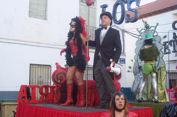 10 de Febrero de 2008. Desfile de Carnaval. La comparsa local "Los siete pecados capitales"