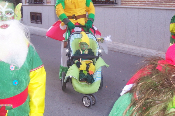 10 de Febrero de 2008. Desfile de Carnaval. El más pequeño de los duendes de Perejón