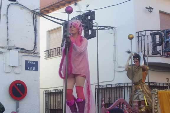 10 de Febrero de 2008. Desfile de Carnaval. Comparsa local "Los 7 pecados capitales"