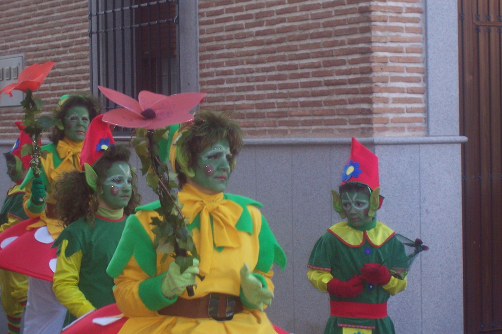 10 de Febrero de 2008. Desfile de Carnaval. Comparsa local "Los duendes de Perejón"
