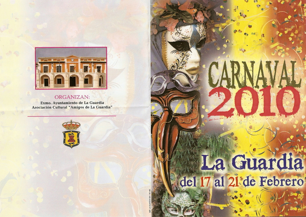Portada del programa de carnaval 2010.