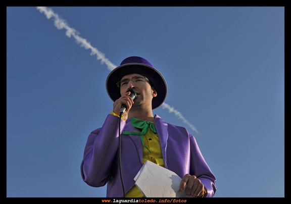 Javier Pasamontes, presentador del desfile Carnaval 2010