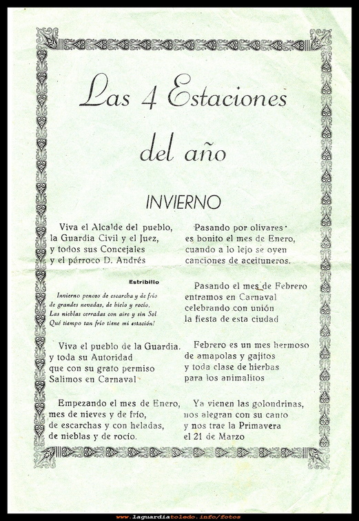 Las cuarto estaciones I