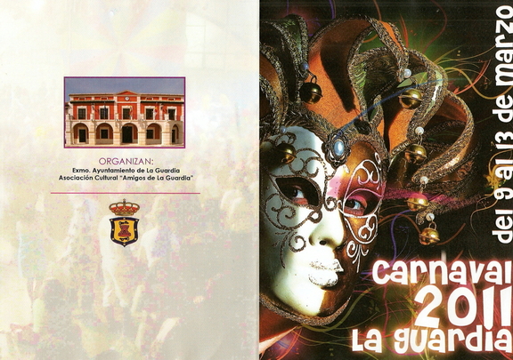 Portada del programa del carnaval 2011