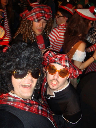 Escoceses... y Wally. Carnaval 2011