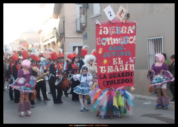 ¡¡ Juega conmigo !!, escena carnavalesca de la asociación "El Trajín". 25-2-12