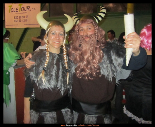 Pareja de vikingos. Carnaval 2012