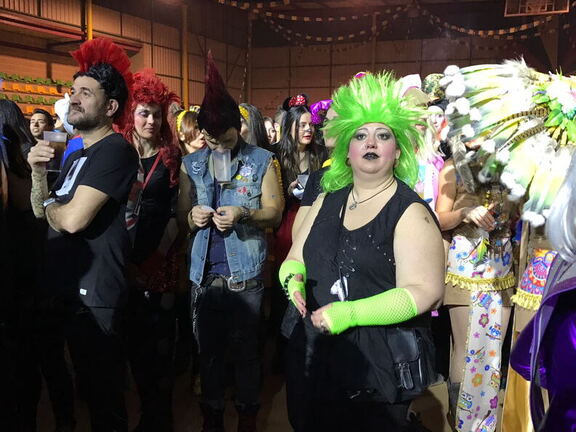 Baile de carnaval en el pabellón. 4-3-17
