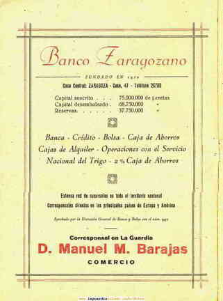 lgt_Programa_fiestas_1951_06_PUBLICIDAD BANCO ZARAGOZANO MANUEL MARTINEZ