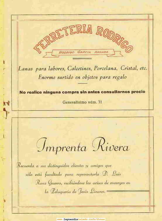 lgt_Programa_fiestas_1951_19_FERRETERIA RODRIGO