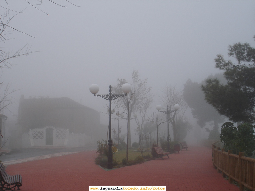7 de Enero de 2007.El Paseo del Norte un día de niebla