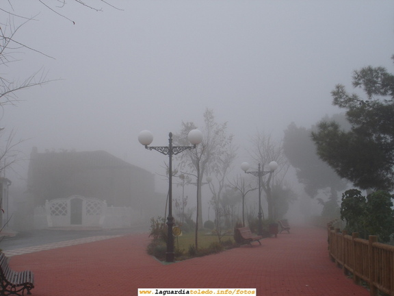7 de Enero de 2007.El Paseo del Norte un día de niebla