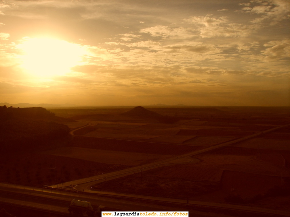 Puesta de sol desde el Cerro. 31 de Octubre de 2006