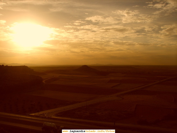 Puesta de sol desde el Cerro. 31 de Octubre de 2006