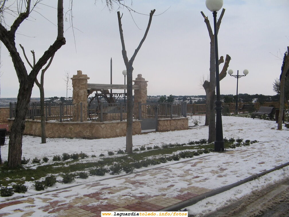 26 de Enero de 2007. El Paseo del Norte después de la nevada